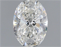 Diamante Natural 0.80 quilates, Ovalado , Color G, claridad I1 y certificado GIA