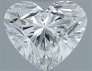 Picture of Natural Diamond 0.50 Carats, Heart with  Cut, F Color, VS1 Clarity and Certified by IGI