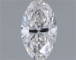 Picture of Natural Diamond 0.21 Carats, Oval with  Cut, F Color, I1 Clarity and Certified by GIA