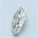 Natural Diamond 1.52 Carats, Marquise with  Cut, I Color, SI1 Clarity and Certified by GIA