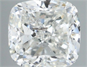 Natural Diamond 0.96 Carats, Cushion with  Cut, H Color, SI2 Clarity and Certified by IGI
