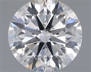 Picture of Natural Diamond 0.65 Carats, Round with Excellent Cut, F Color, SI1 Clarity and Certified by IGI