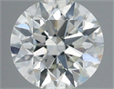 Natural Diamond 0.52 Carats, Round with Excellent Cut, F Color, SI2 Clarity and Certified by IGI