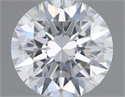 Diamante Natural 0.44 quilates, Redondo , Color F, claridad VS2 y certificado GIA