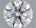 Natural Diamond 0.40 Carats, Round with Very Good Cut, G Color, VS2 Clarity and Certified by GIA