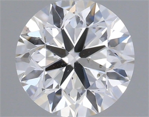 Foto Diamante Natural 0.50 quilates, Redondo , Color H, claridad SI1 y certificado GIA de