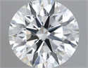 Diamante Natural 0.57 quilates, Redondo , Color I, claridad VVS2 y certificado GIA