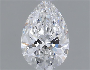 Picture of Natural Diamond 0.71 Carats, Pear with  Cut, D Color, VVS2 Clarity and Certified by GIA