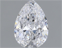 Diamante Natural 0.94 quilates, De pera , Color D, claridad SI2 y certificado GIA