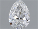 Natural Diamond 0.90 Carats, Pear with  Cut, E Color, VVS2 Clarity and Certified by GIA