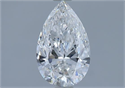 Natural Diamond 1.03 Carats, Pear with  Cut, F Color, SI1 Clarity and Certified by GIA