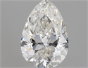 Natural Diamond 0.71 Carats, Pear with  Cut, I Color, VVS2 Clarity and Certified by GIA