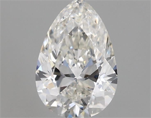 Picture of Natural Diamond 0.71 Carats, Pear with  Cut, I Color, VVS2 Clarity and Certified by GIA