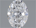 Natural Diamond 1.00 Carats, Oval with  Cut, D Color, VVS2 Clarity and Certified by GIA