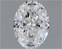 Natural Diamond 0.91 Carats, Oval with  Cut, E Color, VVS2 Clarity and Certified by GIA