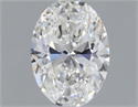 Natural Diamond 0.70 Carats, Oval with  Cut, G Color, SI1 Clarity and Certified by GIA
