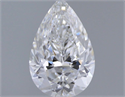 Diamante Natural 0.50 quilates, De pera , Color E, claridad IF y certificado GIA