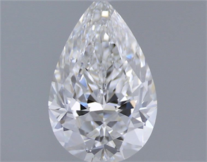 Foto Diamante Natural 0.50 quilates, De pera , Color E, claridad IF y certificado GIA de