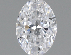 Picture of Natural Diamond 0.18 Carats, Oval with  Cut, D Color, VS2 Clarity and Certified by GIA