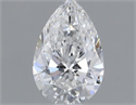 Diamante Natural 0.70 quilates, De pera , Color E, claridad VS2 y certificado GIA