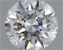Natural Diamond 0.54 Carats, Round with Excellent Cut, F Color, I1 Clarity and Certified by GIA