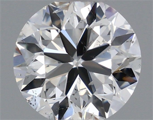 Foto Diamante Natural 0.51 quilates, Redondo , Color F, claridad SI2 y certificado GIA de