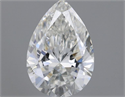 Diamante Natural 0.70 quilates, De pera , Color I, claridad VVS1 y certificado GIA