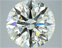 Diamante Natural 5.02 quilates, Redondo , Color N, claridad SI2 y certificado GIA