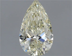 Picture of Natural Diamond 0.92 Carats, Pear with  Cut, N Color, SI2 Clarity and Certified by GIA