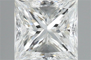Picture of Natural Diamond 0.30 Carats, Princess with  Cut, H Color, VVS1 Clarity and Certified by GIA