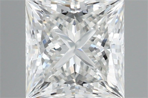 Foto Diamante Natural 0.44 quilates, Princesa , Color G, claridad VS2 y certificado GIA de