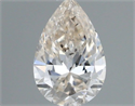 Natural Diamond 0.18 Carats, Pear with  Cut, I Color, SI2 Clarity and Certified by IGI