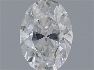 Picture of Natural Diamond 0.40 Carats, Oval with  Cut, F Color, I1 Clarity and Certified by IGI