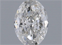 Natural Diamond 0.23 Carats, Oval with  Cut, F Color, SI1 Clarity and Certified by IGI