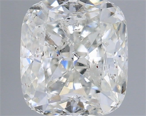 Picture of Natural Diamond 1.00 Carats, Cushion with  Cut, G Color, SI2 Clarity and Certified by IGI