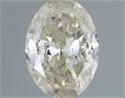 Natural Diamond 0.23 Carats, Oval with  Cut, J Color, I1 Clarity and Certified by IGI
