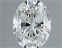 Natural Diamond 0.21 Carats, Oval with  Cut, F Color, SI1 Clarity and Certified by IGI
