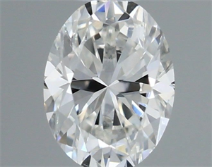 Picture of Natural Diamond 0.21 Carats, Oval with  Cut, F Color, SI1 Clarity and Certified by IGI