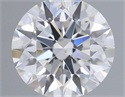 Natural Diamond 0.50 Carats, Round with Excellent Cut, H Color, SI1 Clarity and Certified by GIA