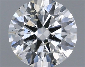 Picture of Natural Diamond 0.40 Carats, Round with Excellent Cut, F Color, SI2 Clarity and Certified by IGI