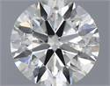 Natural Diamond 0.40 Carats, Round with Excellent Cut, H Color, SI2 Clarity and Certified by IGI