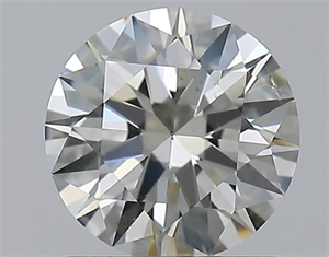 Picture of Natural Diamond 0.90 Carats, Round with Excellent Cut, L Color, SI1 Clarity and Certified by GIA