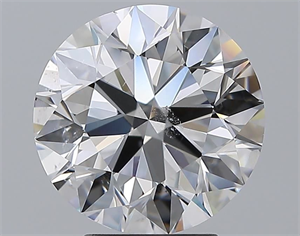 Foto Diamante Natural 4.01 quilates, Redondo , Color D, claridad SI2 y certificado GIA de