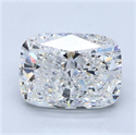 Diamante Natural 3.51 quilates, Del cojín , Color G, claridad VS2 y certificado GIA