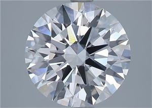 Picture of Natural Diamond 3.16 Carats, Round with Excellent Cut, E Color, IF Clarity and Certified by GIA
