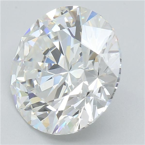 Picture of Lab Grown Diamond 3.48 Carats, Round with Excellent Cut, G Color, VVS2 Clarity and Certified by GIA