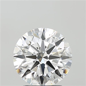 Picture of Lab Grown Diamond 2.55 Carats, Round with Ideal Cut, E Color, VVS1 Clarity and Certified by IGI