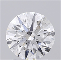 Lab Grown Diamond 1.86 Carats, Round with Ideal Cut, E Color, SI1 Clarity and Certified by IGI