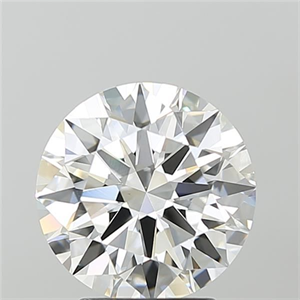 Picture of Lab Grown Diamond 3.10 Carats, Round with Ideal Cut, F Color, VVS2 Clarity and Certified by IGI