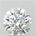 Lab Grown Diamond 3.10 Carats, Round with Ideal Cut, E Color, VVS2 Clarity and Certified by IGI